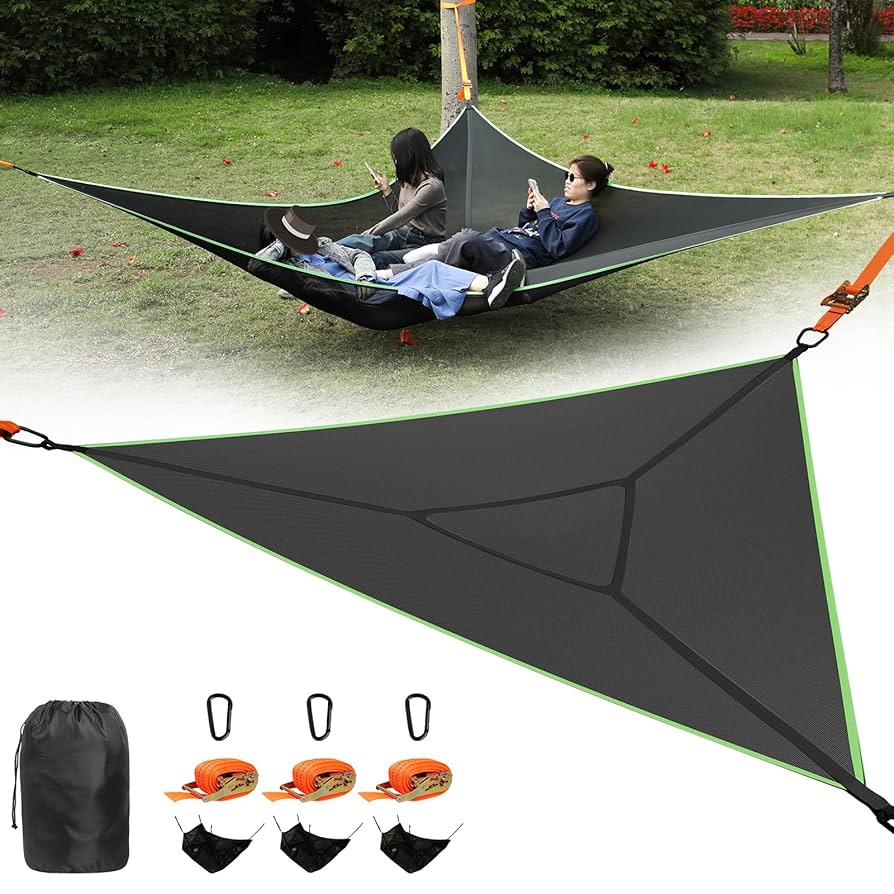 Amazon.com : LACE INN Triangle Hammock, 13ft Camping Hammock